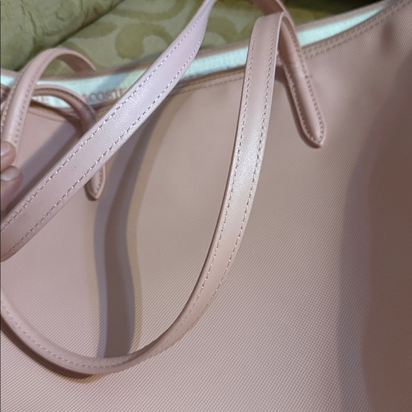 LACOSTE Large L.12.12 Concept Tote Bag, small wallet and wristlet bundle Pink - Picture 14 of 16